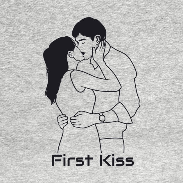 Jim and pam first kiss by Hoperative